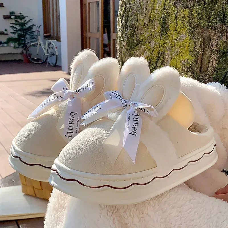 Chausson Femme Fourrure Lapin – Image 5
