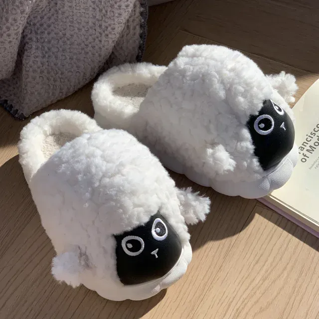 Chausson Peluche Animaux Mouton – Image 7