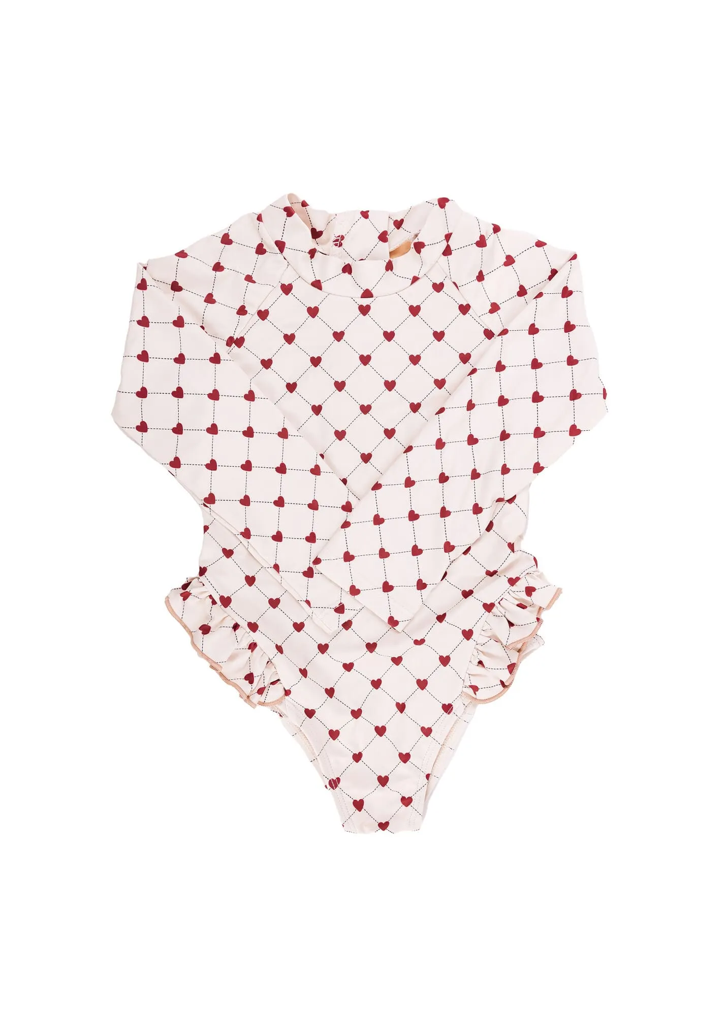 Maillot de bain fille Anti-uv coeurs | Lovely roots – Mrs Ertha