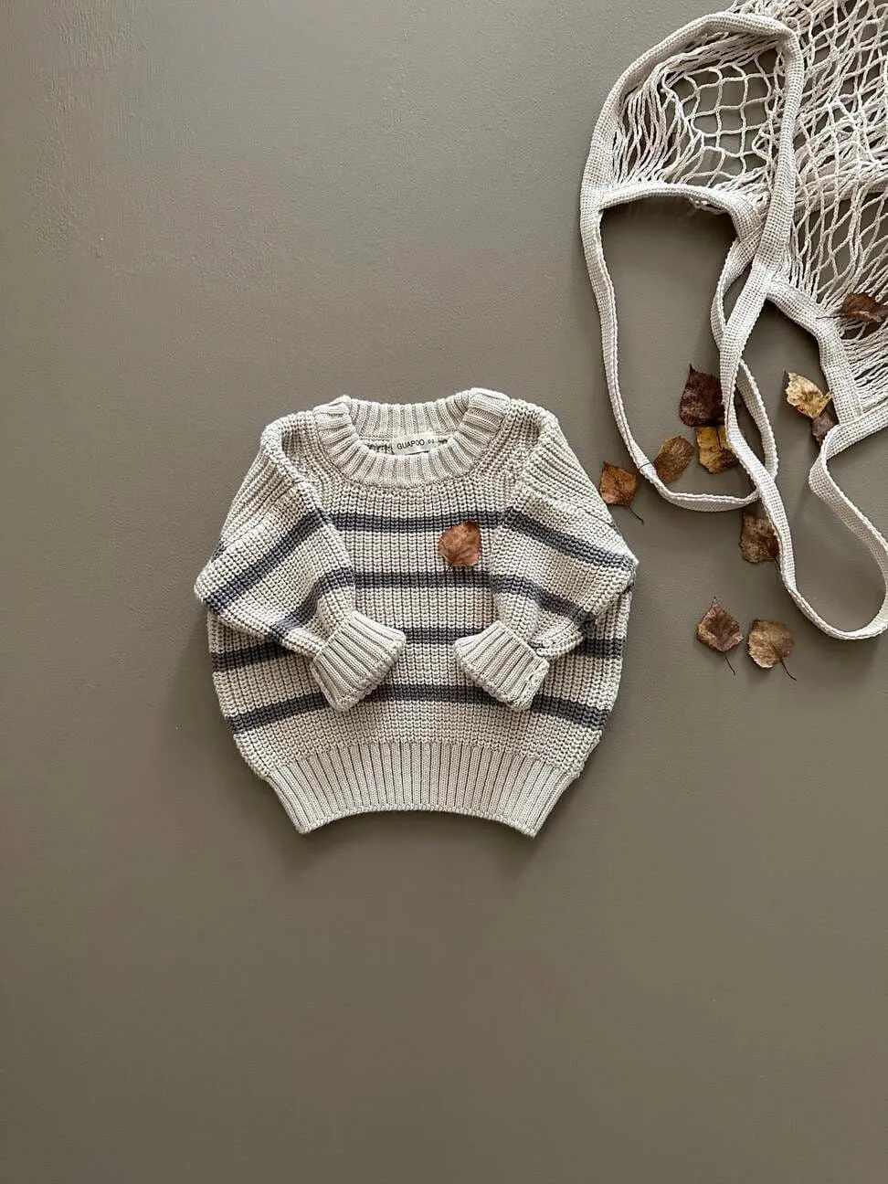 Pull bébé oversize | Rayures – Guapoo