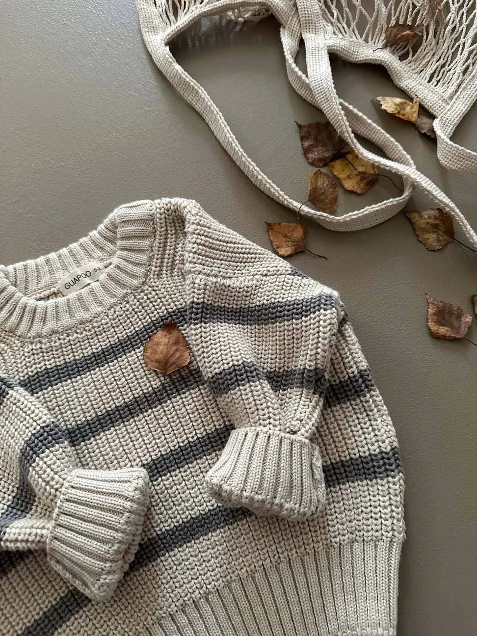 Pull bébé oversize | Rayures – Guapoo – Image 3