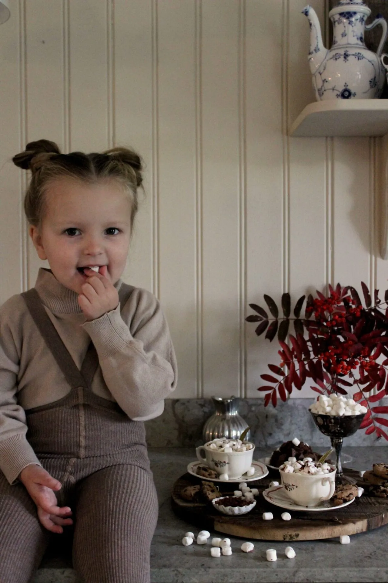 Collants à bretelles sans pieds | Cocoa blend – Silly Silas – Image 3