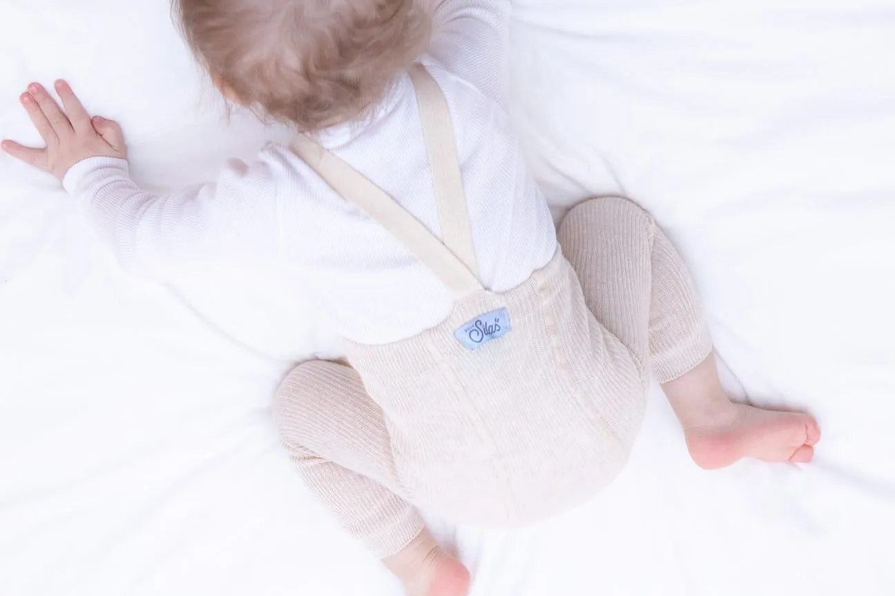 Collants à bretelles sans pieds | Cream – Silly Silas