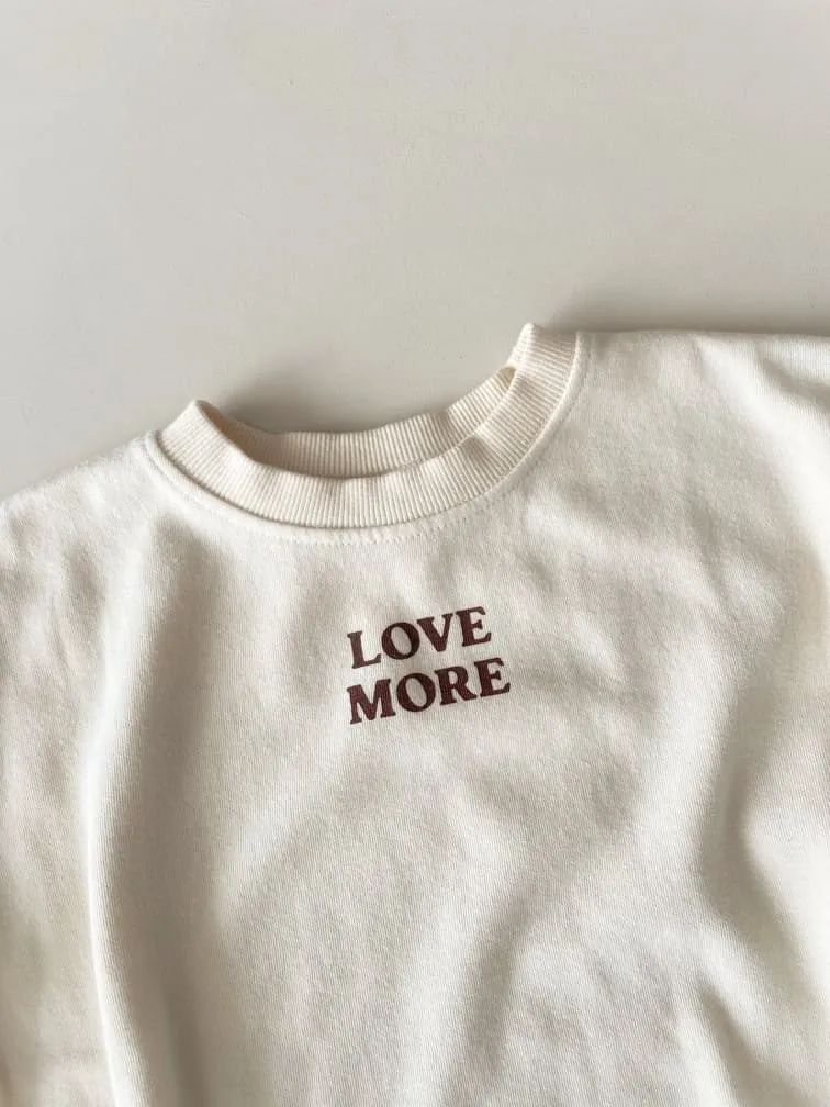 Sweat enfant oversize | More Love – Image 3