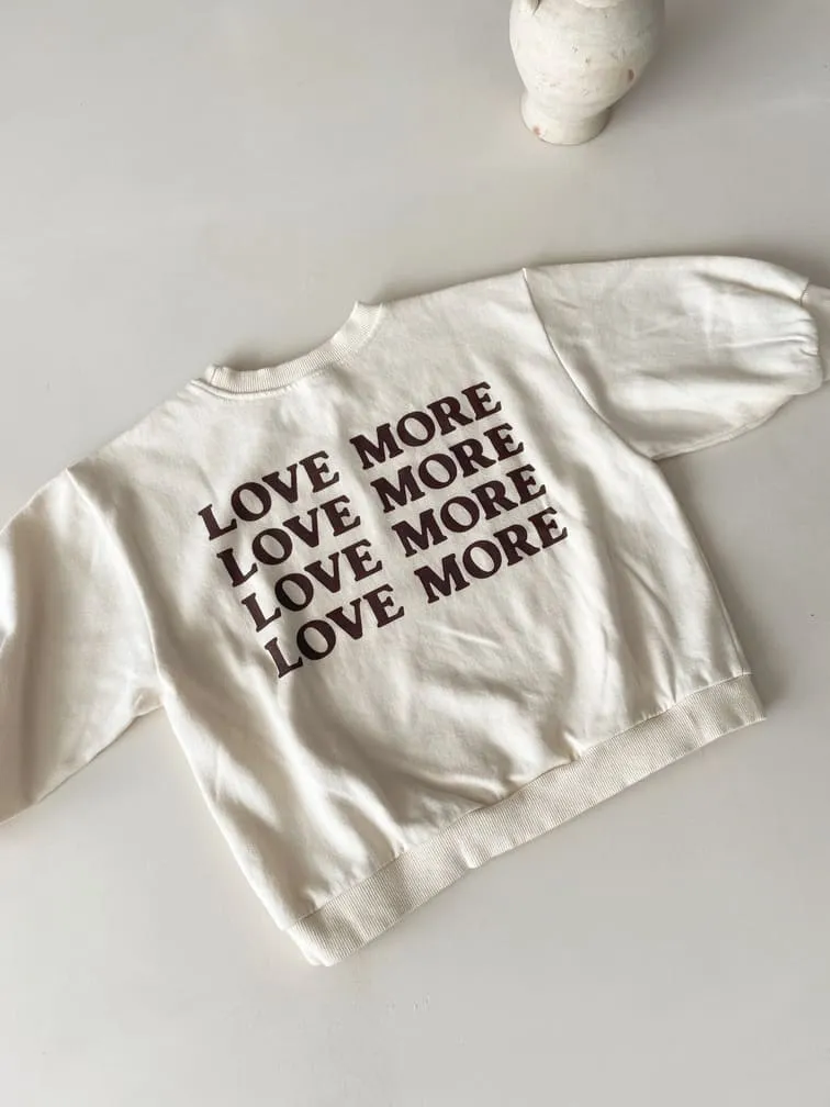 Sweat enfant oversize | More Love – Image 4