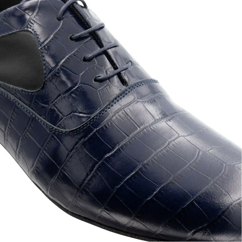 TANGOLERA 501 CROCO BLEU Chaussure de tango – Image 3