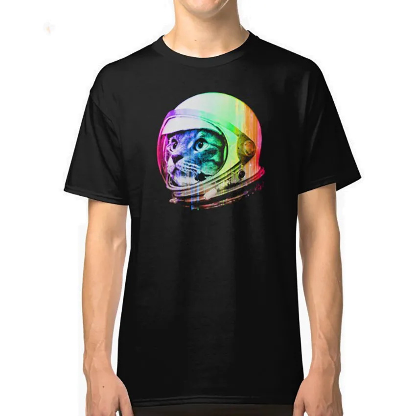 T-shirt LGBT chat astronaute