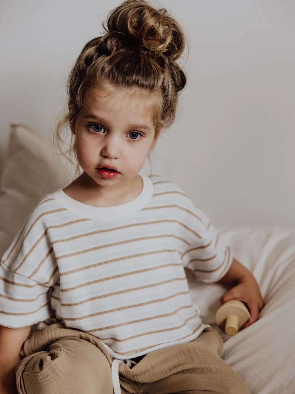 Tshirt en maille enfant rayures – Finch and Fable