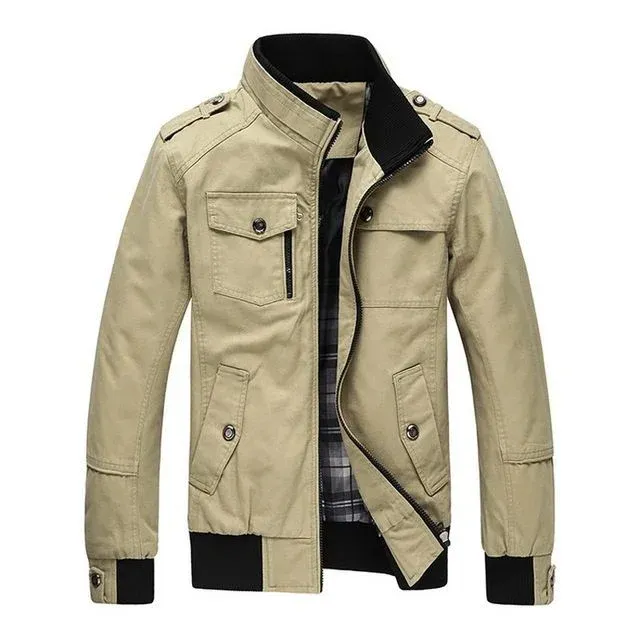 Veste col montant homme