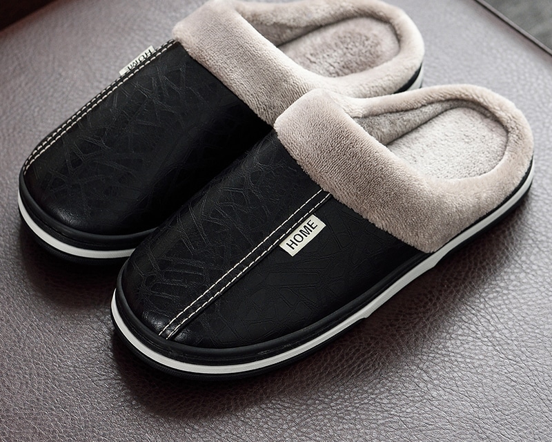 Chaussons orthopédique en cuir pour homme – Image 2