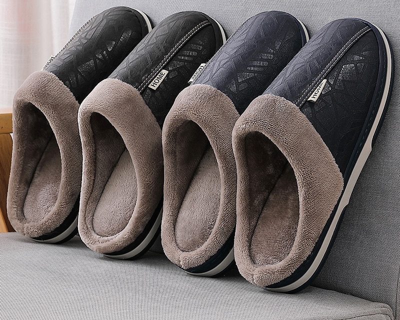Chaussons orthopédique en cuir pour homme – Image 4