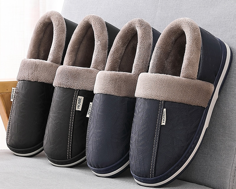 Chaussons orthopédique en cuir pour homme – Image 5