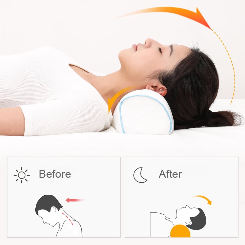 Coussin orthopédique cylindrique en mousse à mémoire de forme – Image 7