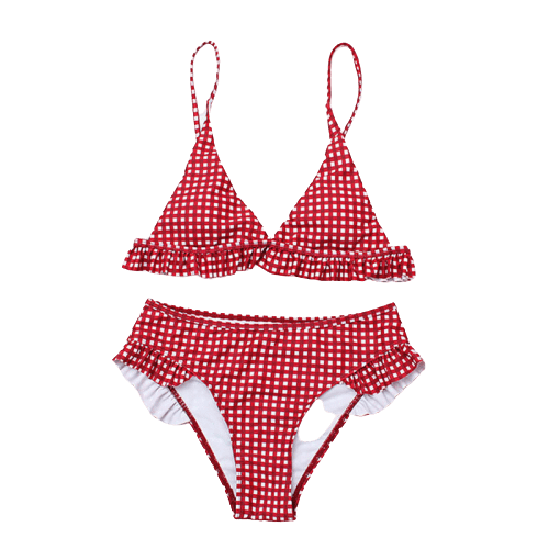 Maillots de Bain Vintage – ensemble vichy bikini – Image 3