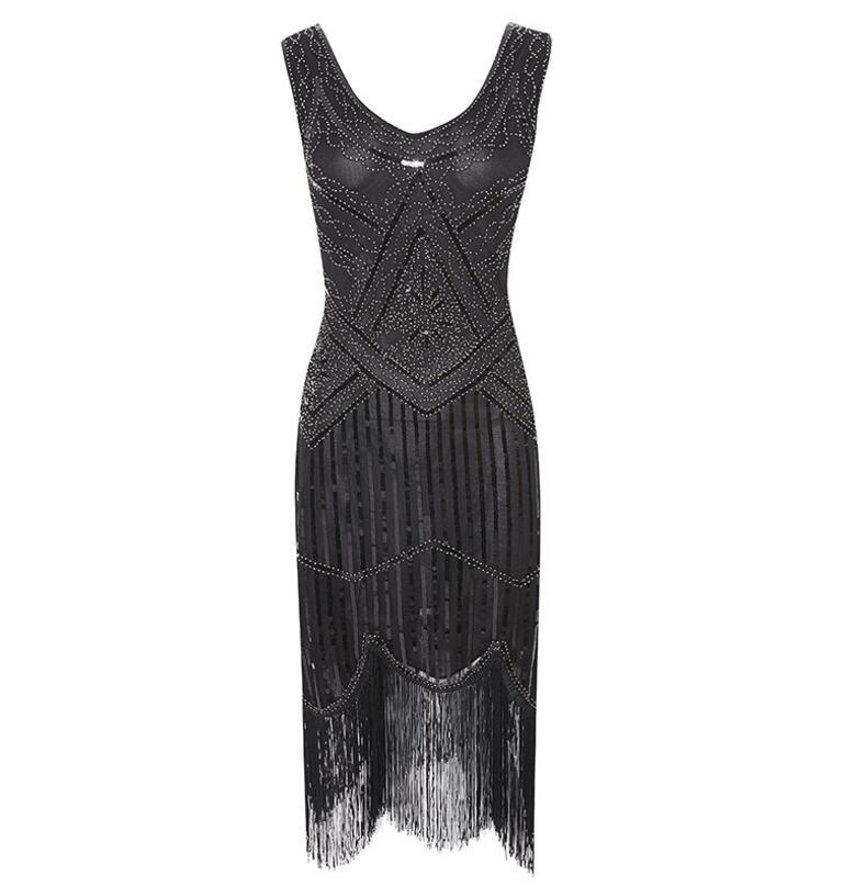 Robe Vintage années 1920 noire