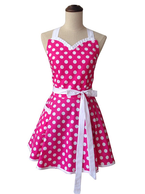 Tablier vintage à motif pois – Image 2