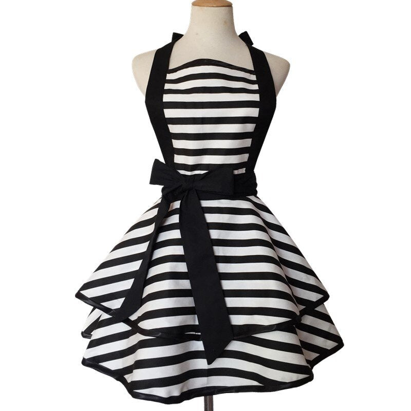 Tablier vintage à rayures – Image 2