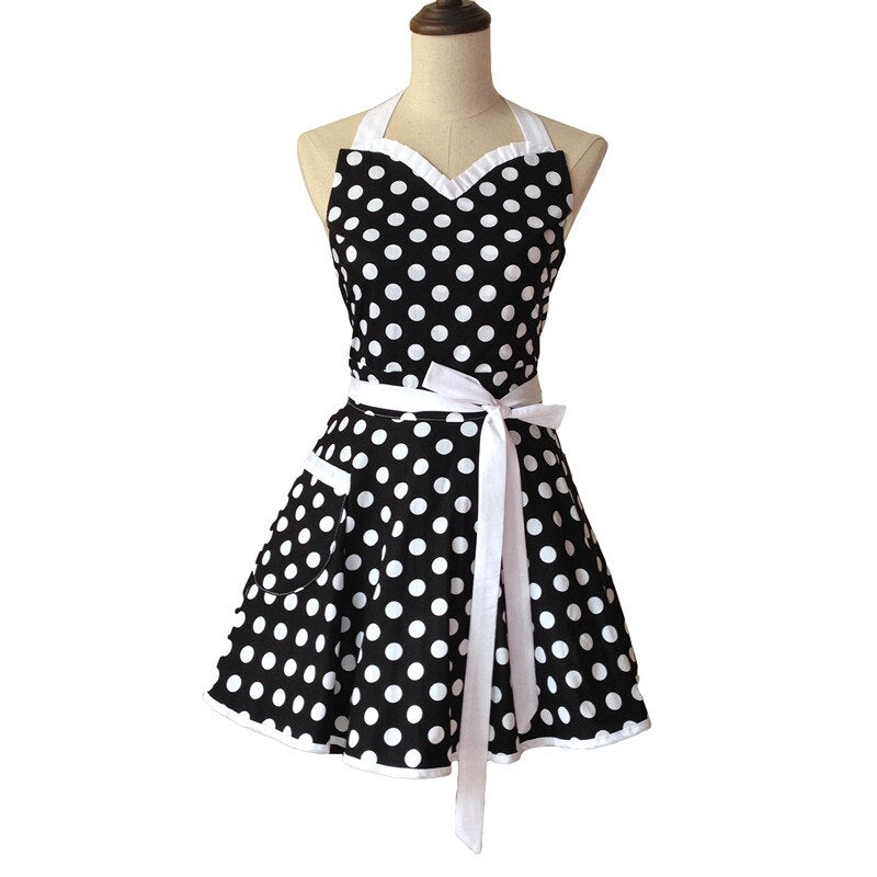 Tablier vintage à motif pois – Image 3