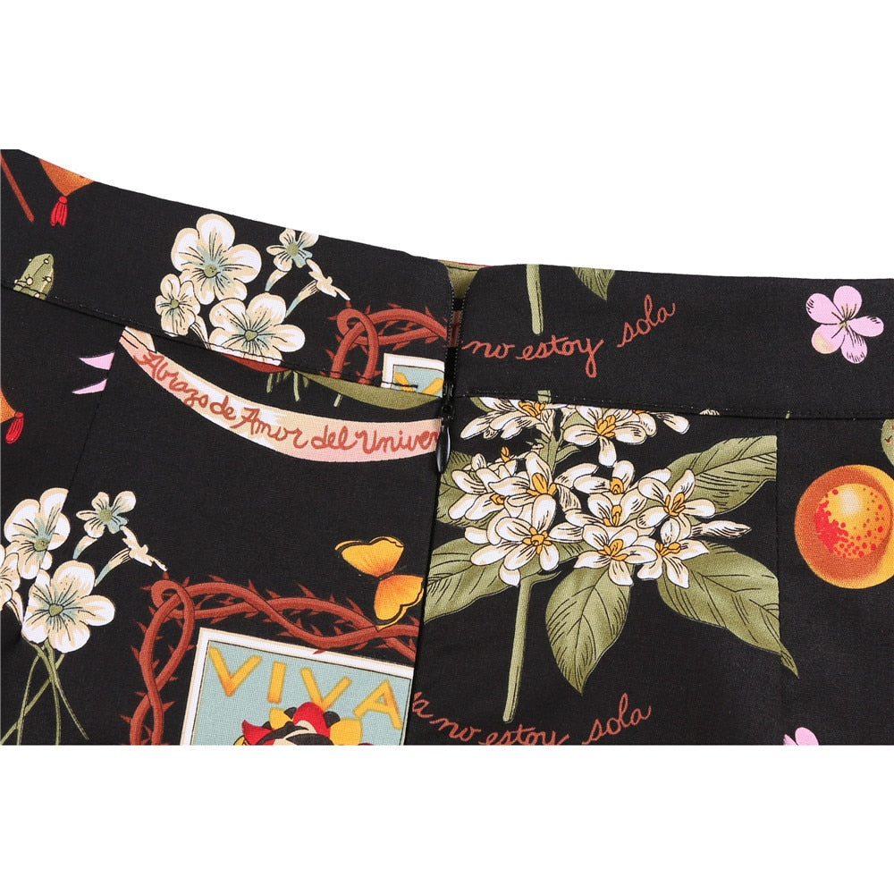 Jupe vintage mini noire Frida – Image 4