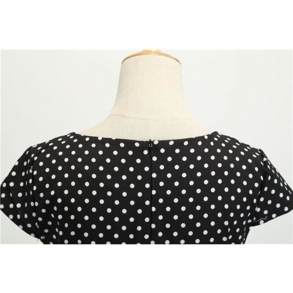 Robe Pin-Up noire et blanche – Image 5