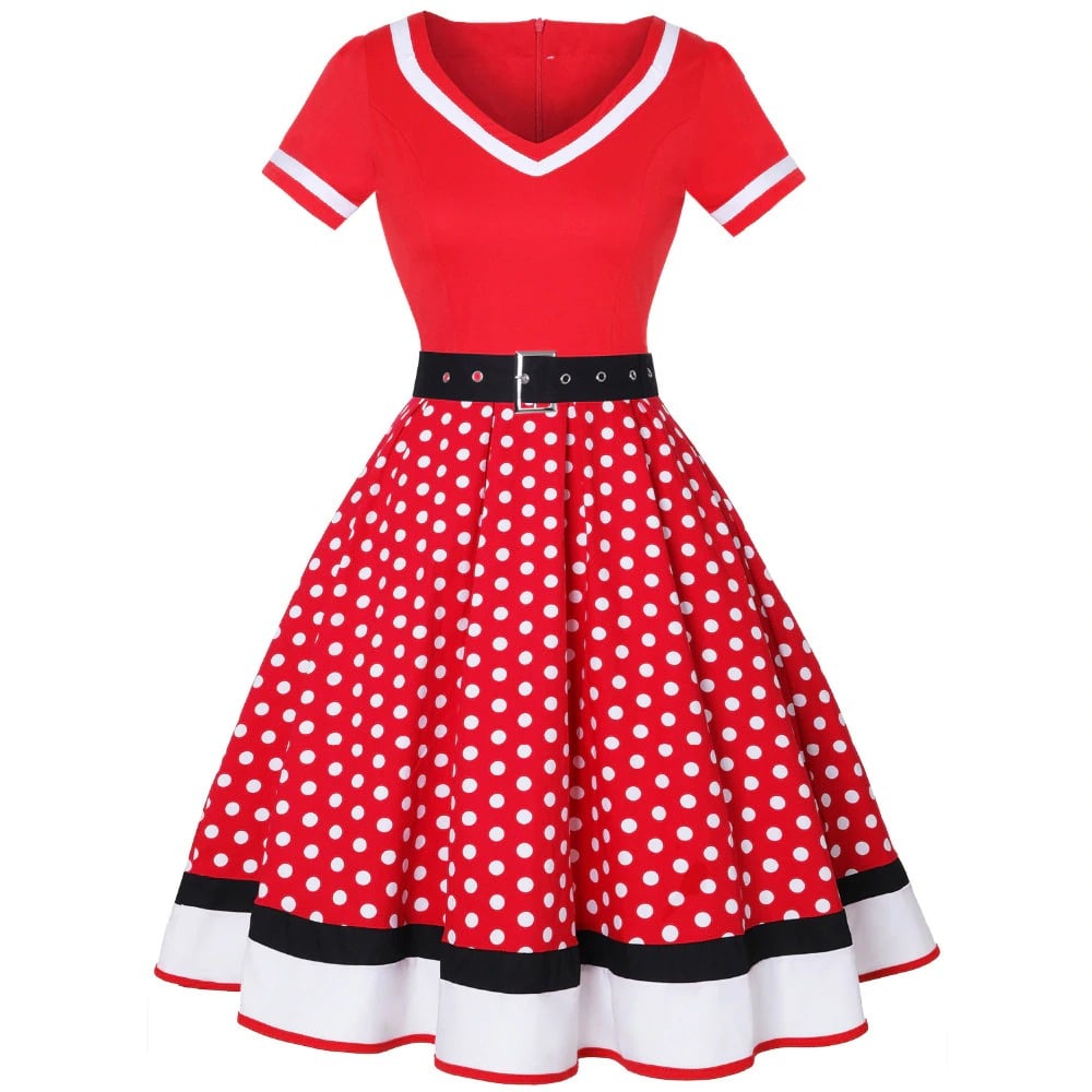 Robe Pin-Up écarlate – Image 2