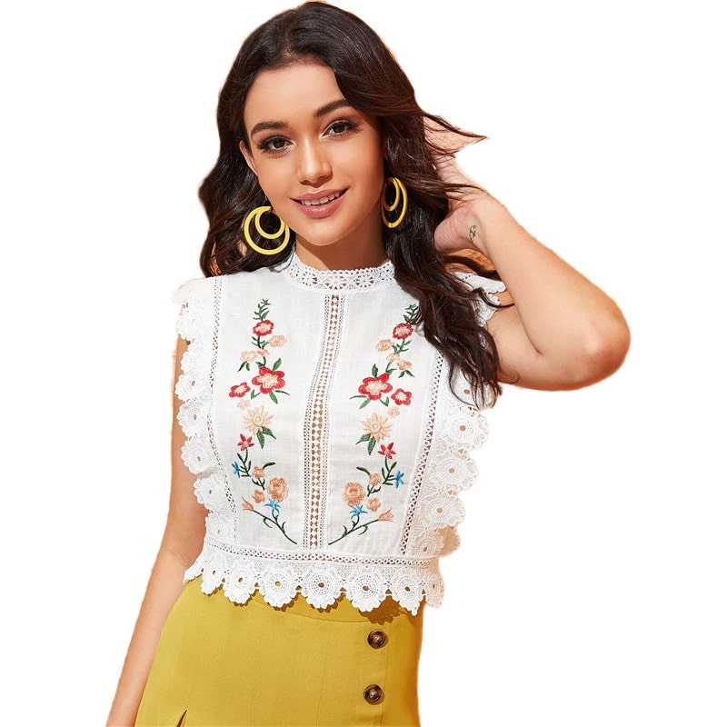 Haut vintage pour femme – Image 2