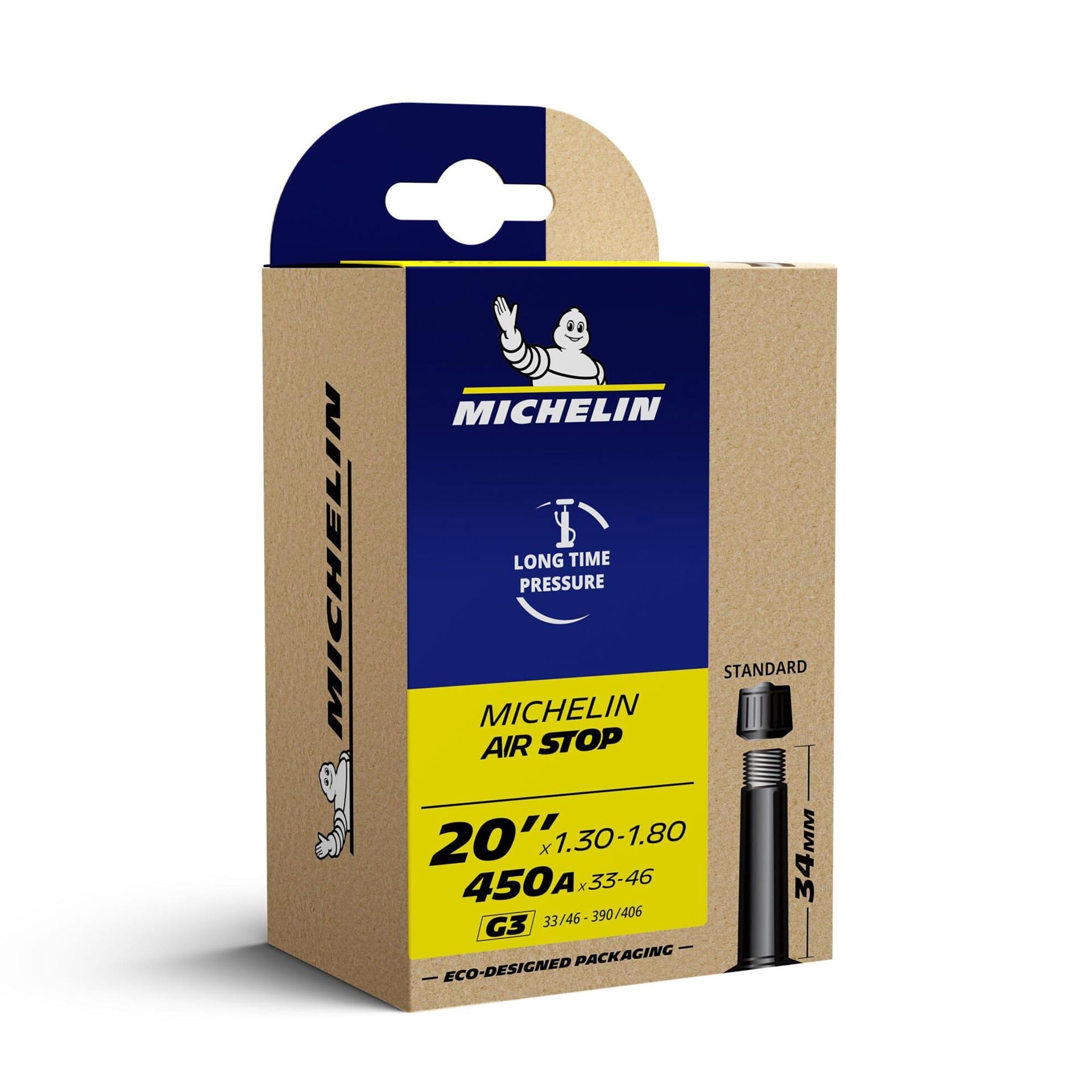 Chambre Michelin caa airstop g3 33/46×390/406 standard 34mm