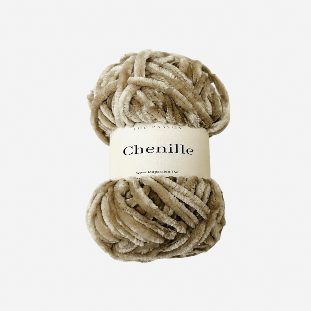 Chenille fil velours 100% douceur Gris
