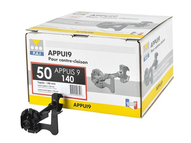 Appui intermediaire pour cloison 130/155 boite de 50 – Image 2