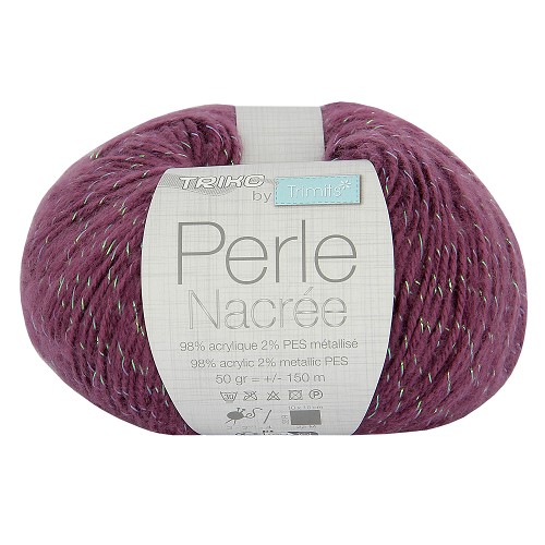 Fil à tricoter Perle nacrée – Distrifil – Coloris 007