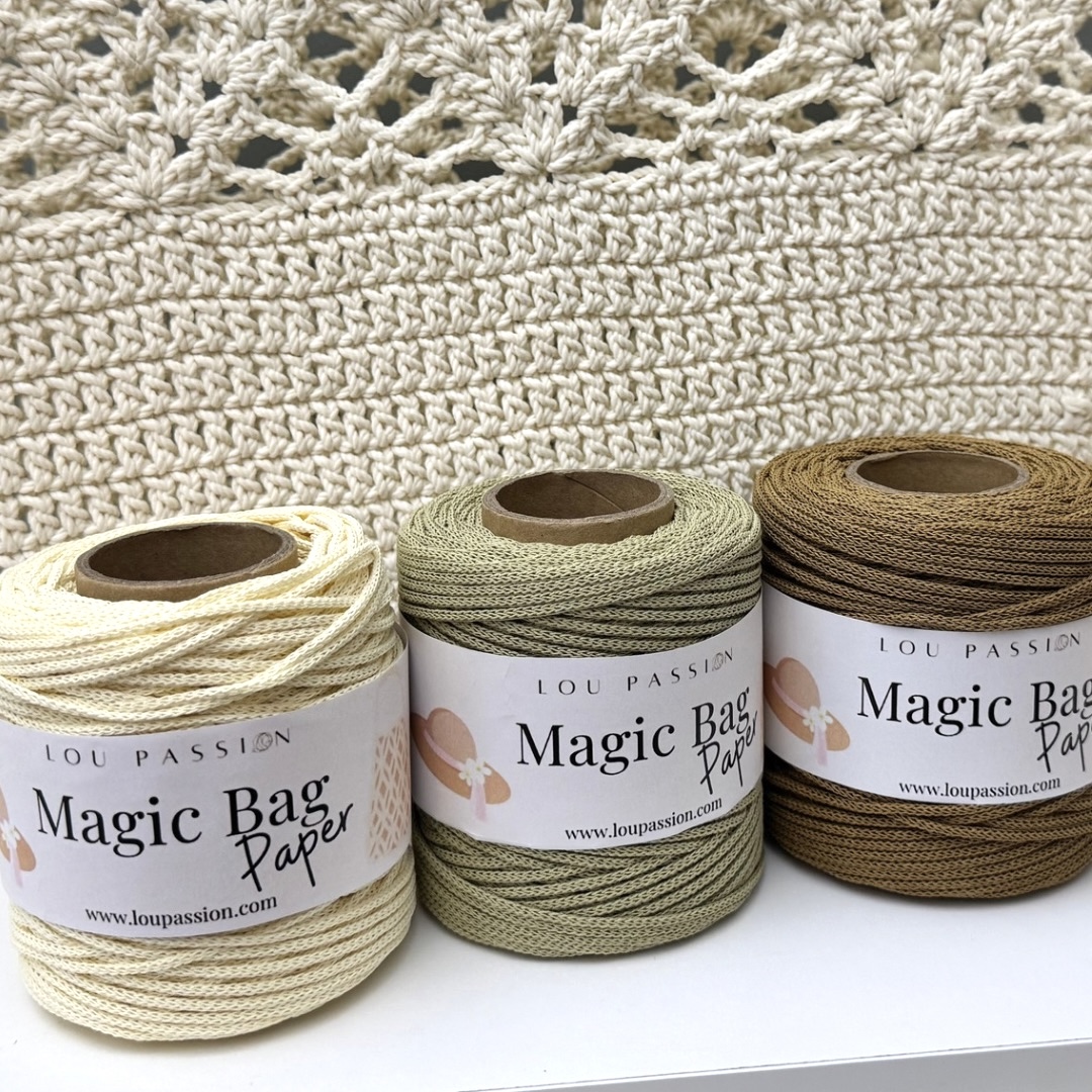 Magic Bag Paper – Fil 100 % Papier Recyclable – 200g – Lou Passion – Image 3