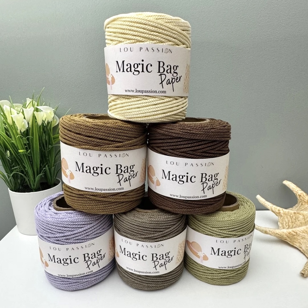 Magic Bag Paper – Fil 100 % Papier Recyclable – 200g – Lou Passion – Image 4