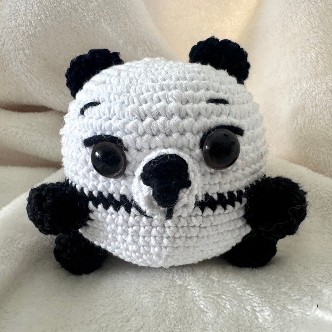 Yeux de sécurité 6 mm, noirs – Lot de 10, avec attaches – Pour peluches, amigurumis et poupées – Image 2