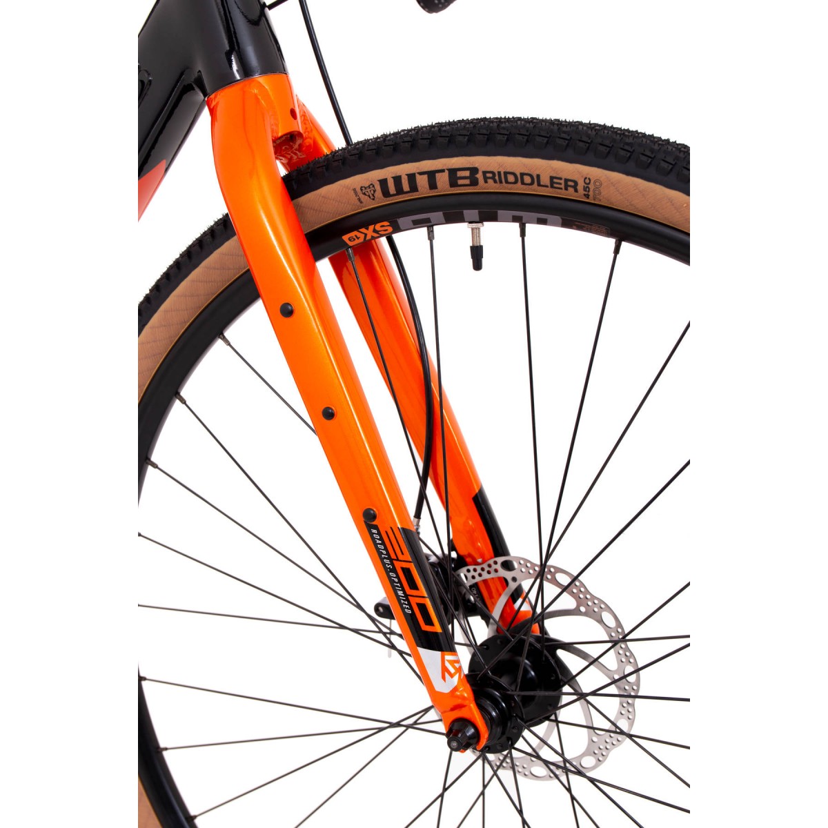 Vélo Gravel RockMachine GravelRide 200 Noir / Gris / Orange – Image 5