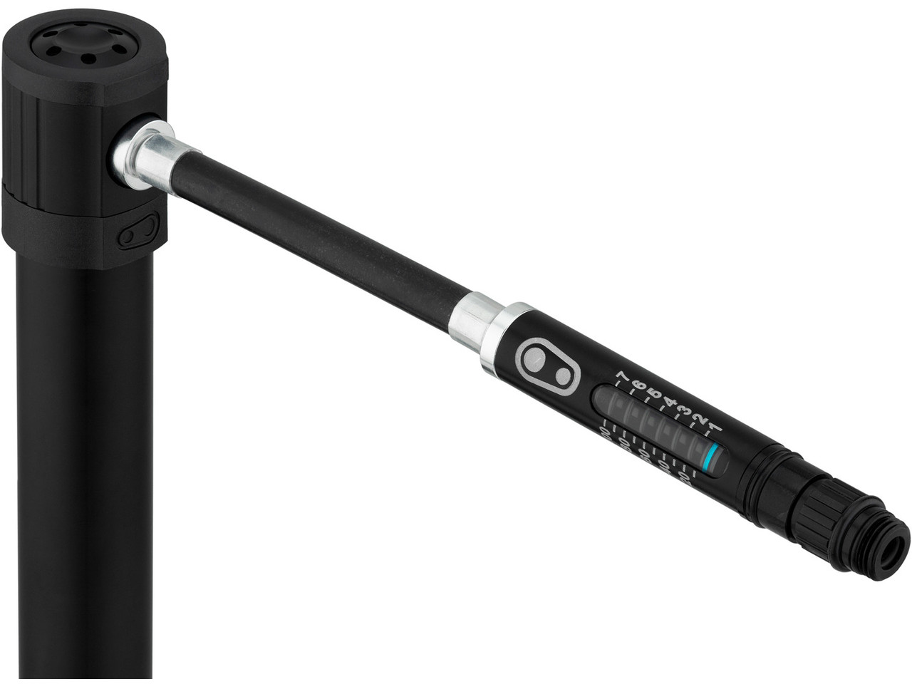 Pompe CRANKBROTHERS à main Klic HV avec Jauge – Silver – Image 2