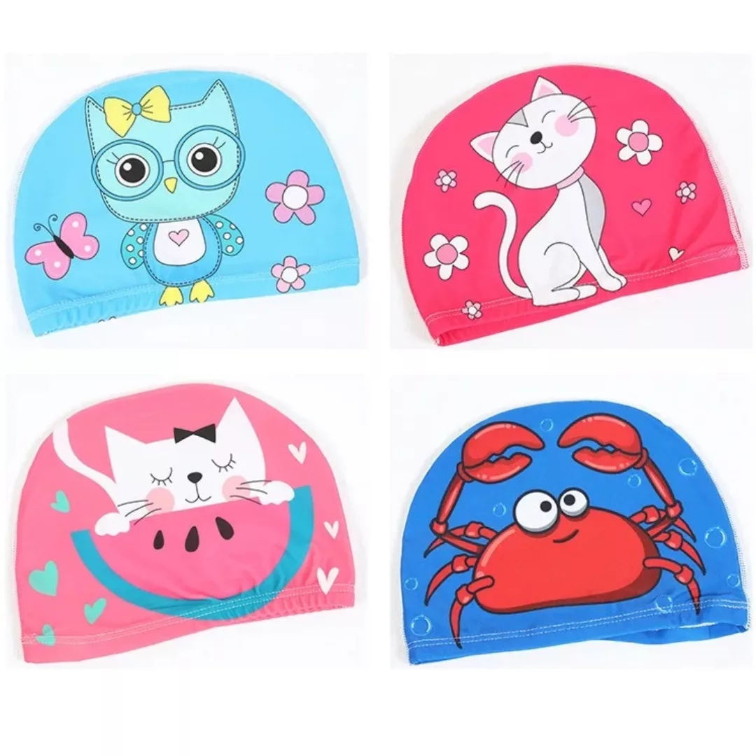 Bonnet de piscine enfant – Étanche, confortable et facile à enfiler – Idéal pour natation et piscine scolaire – Image 3