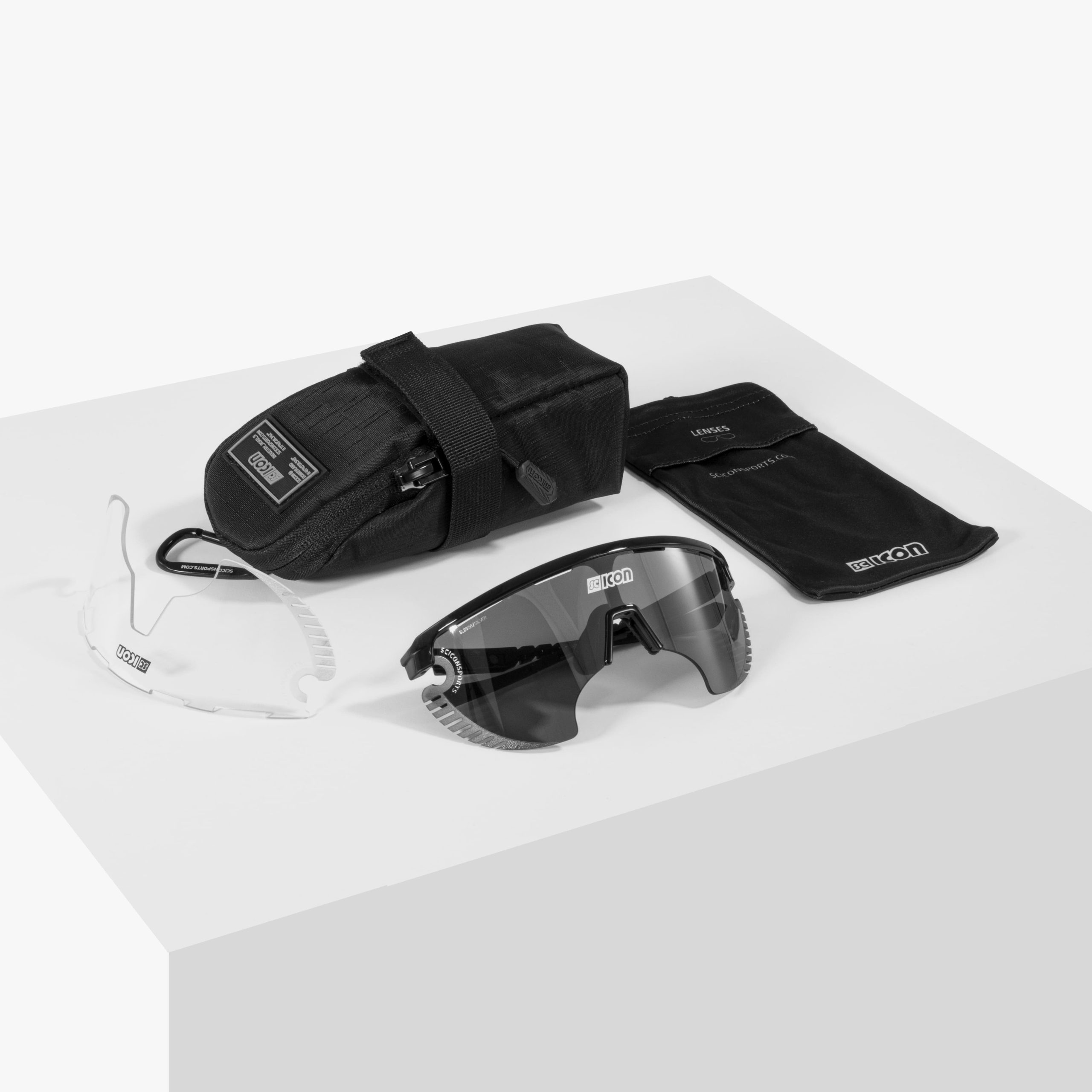 Lunettes Scicon Aerowing Lamon Carbon Matt / Argent Miroir SCNPP – Image 6