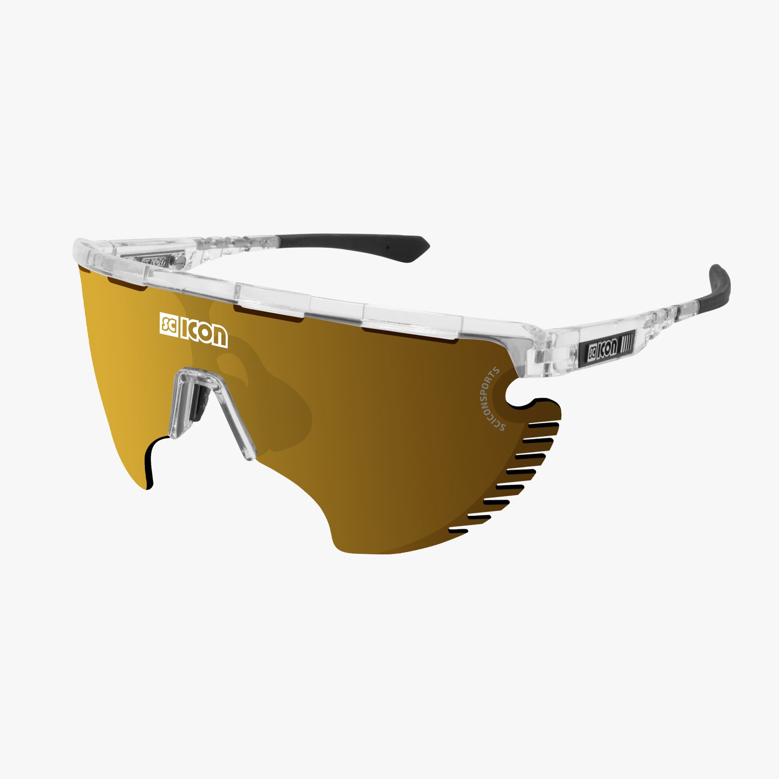 Lunettes Scicon Aerowing Lamon Crystal Brillant / Bronze Miroir SCNPP