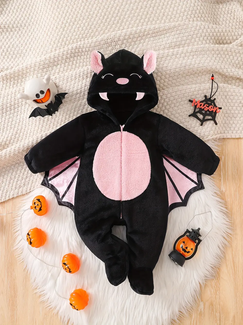 Combinaison Pilou Pilou Bébé Lapin à Capuche – Douce et Chaude pour Hiver – Image 3