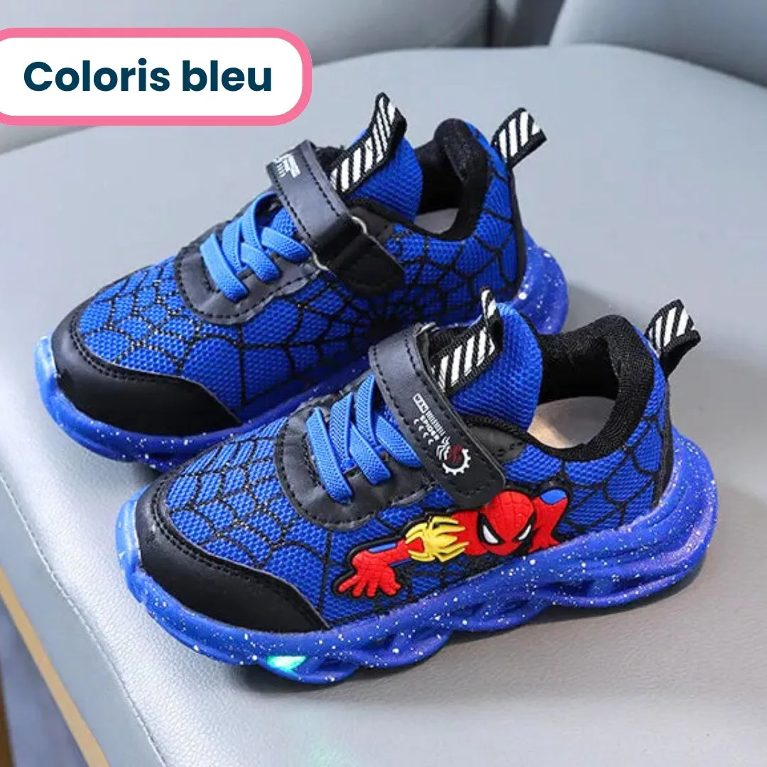 Baskets Spiderman Lumineuses Garçon – Baskets LED – Image 2