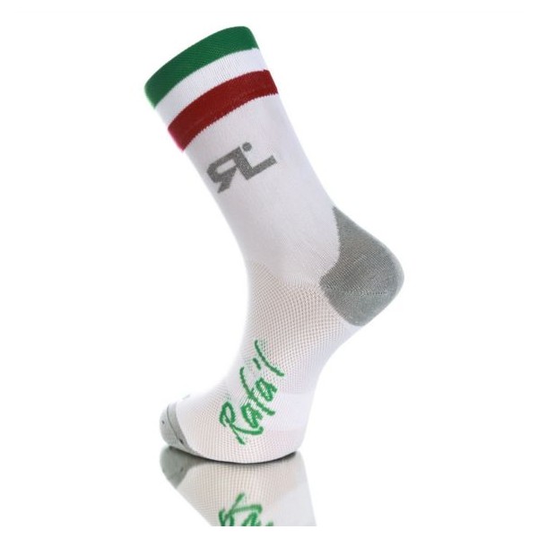 Chaussettes Rafa’l Carbone Sélection Italie Blanc