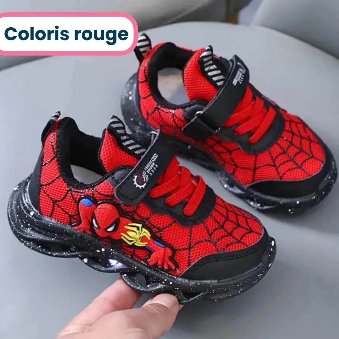Baskets Spiderman Lumineuses Garçon – Baskets LED – Image 3