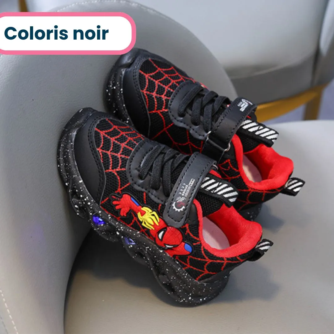 Baskets Spiderman Lumineuses Garçon – Baskets LED – Image 4