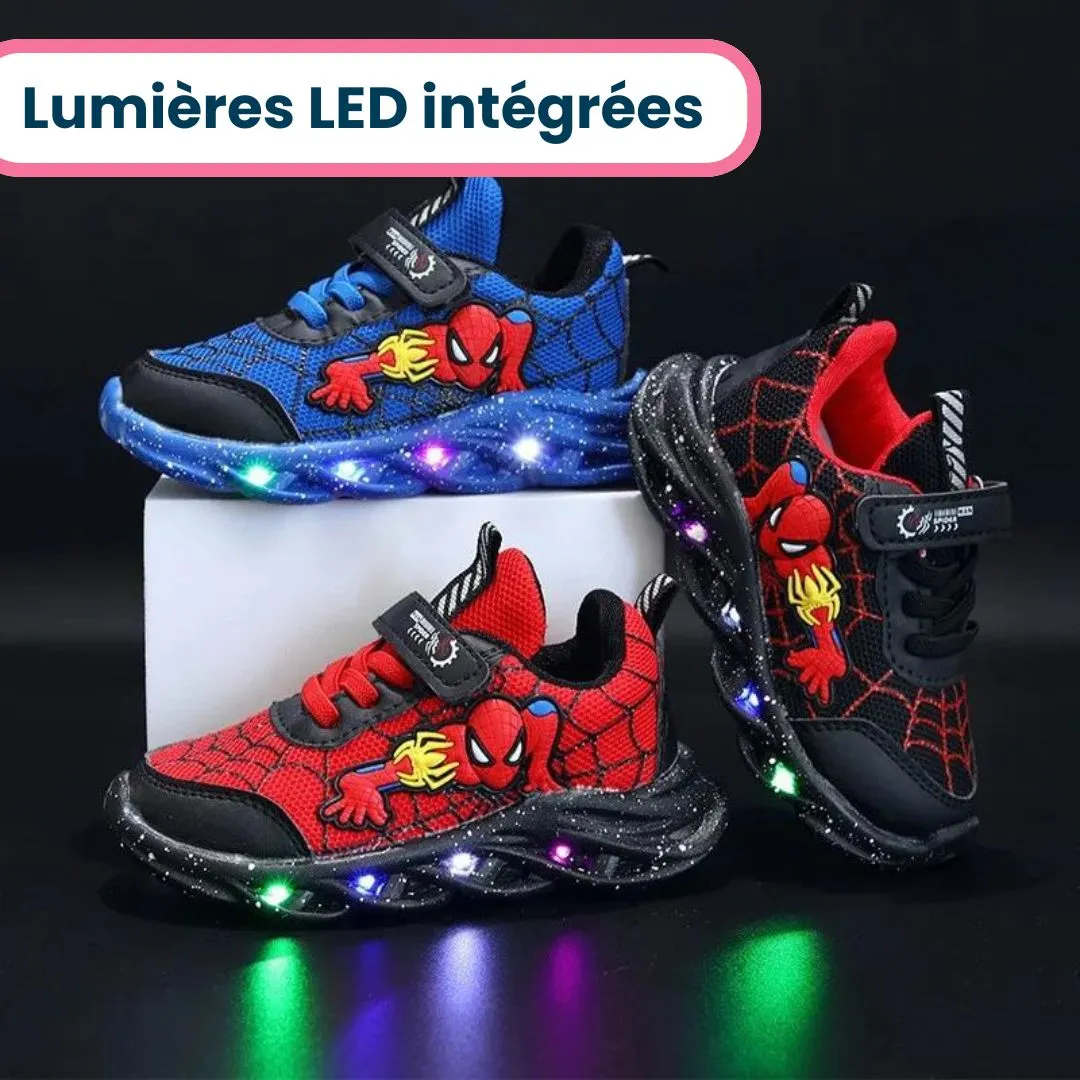Baskets Spiderman Lumineuses Garçon – Baskets LED – Image 5