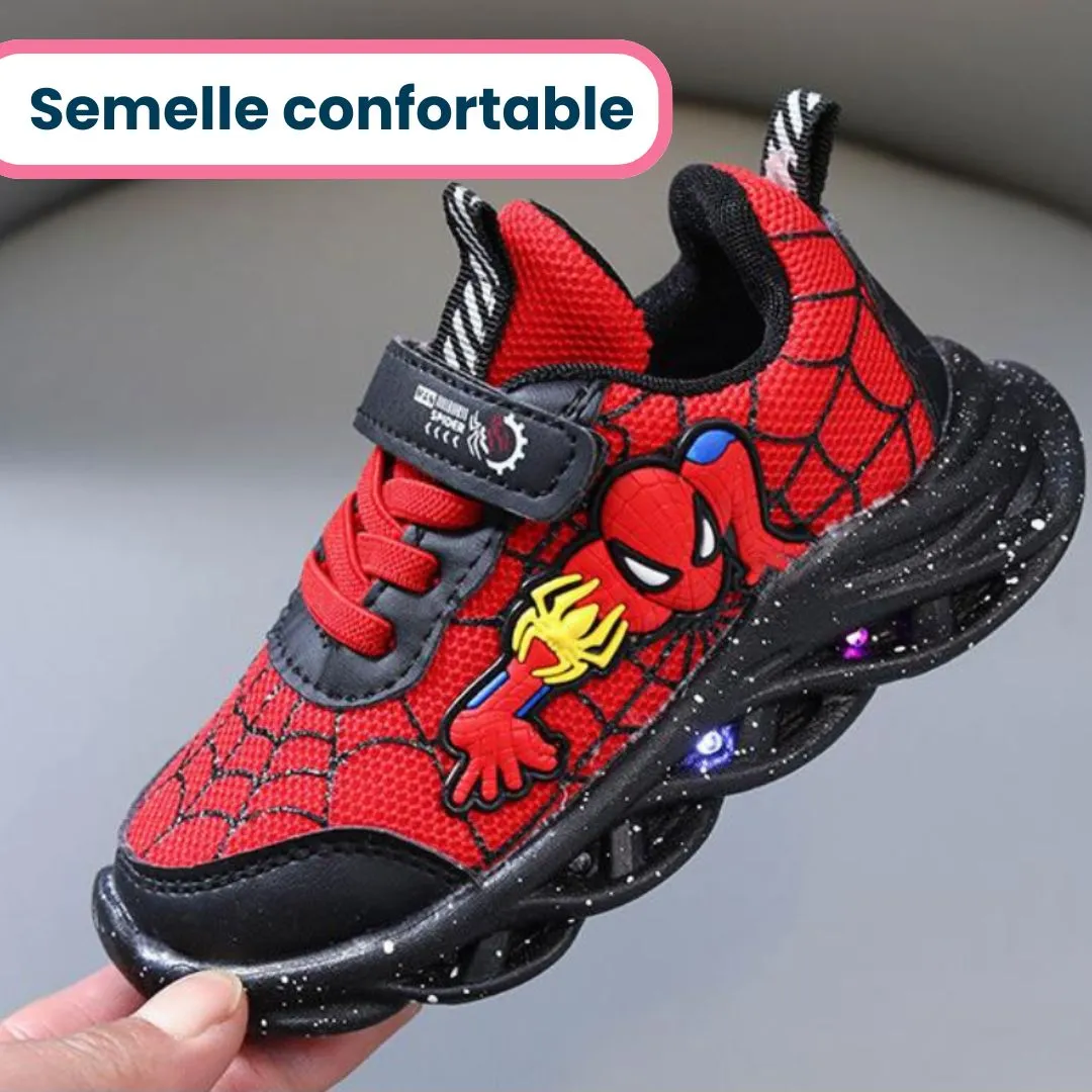 Baskets Spiderman Lumineuses Garçon – Baskets LED – Image 6
