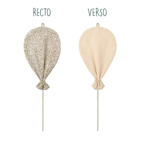 Suspension chambre bébé ballon en tissu – Vintage – Image 6