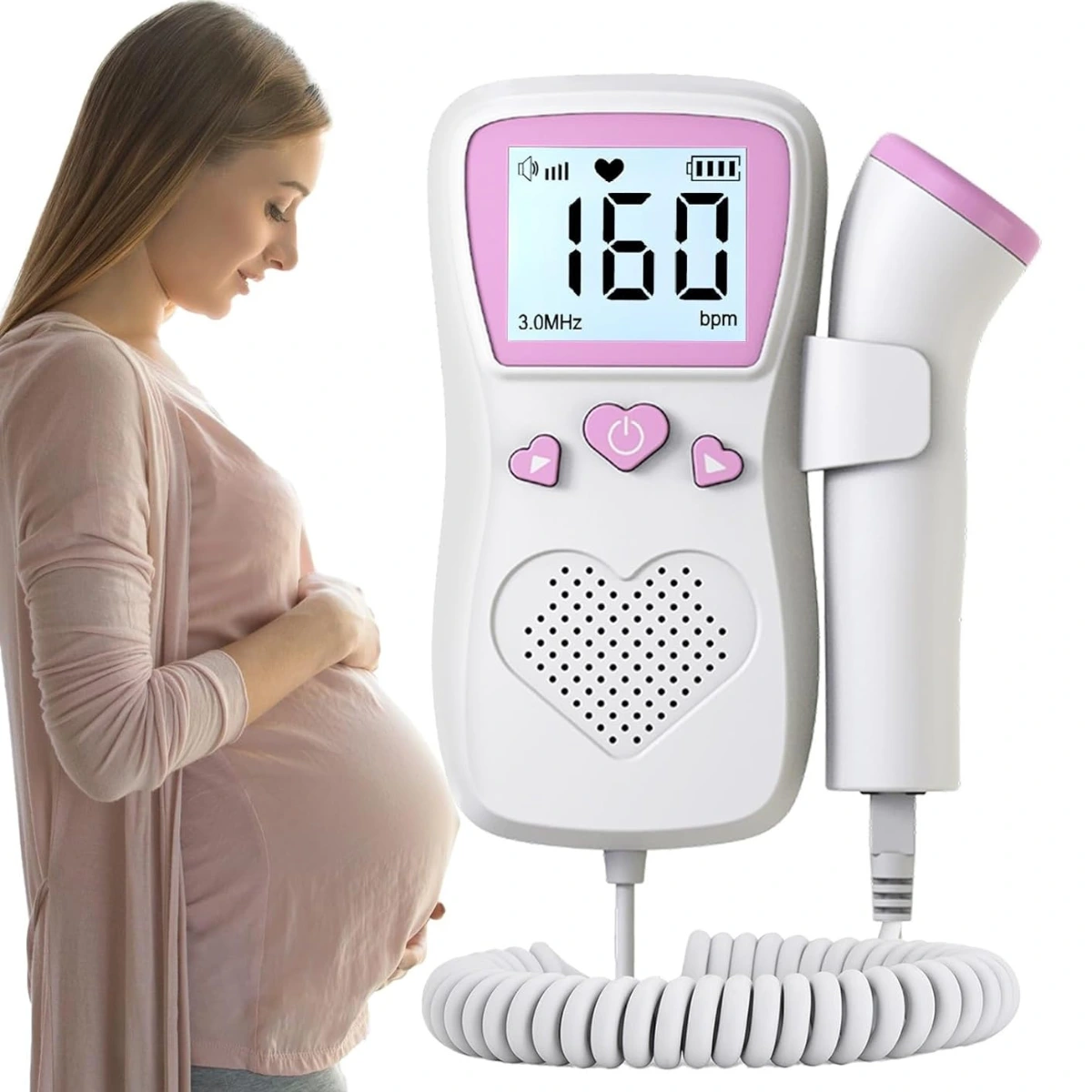 Écoute-Cœur Bébé I Doppler fœtal Grossesse Monitor