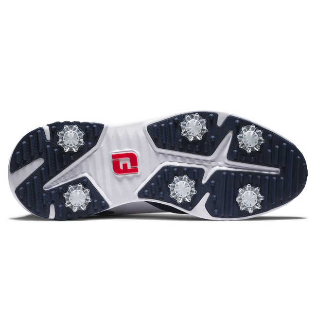 Chaussures Footjoy Tour Rival Blanc/Navy/Rouge – Image 3