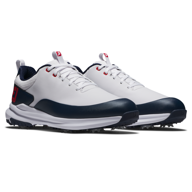 Chaussures Footjoy Tour Rival Blanc/Navy/Rouge – Image 4