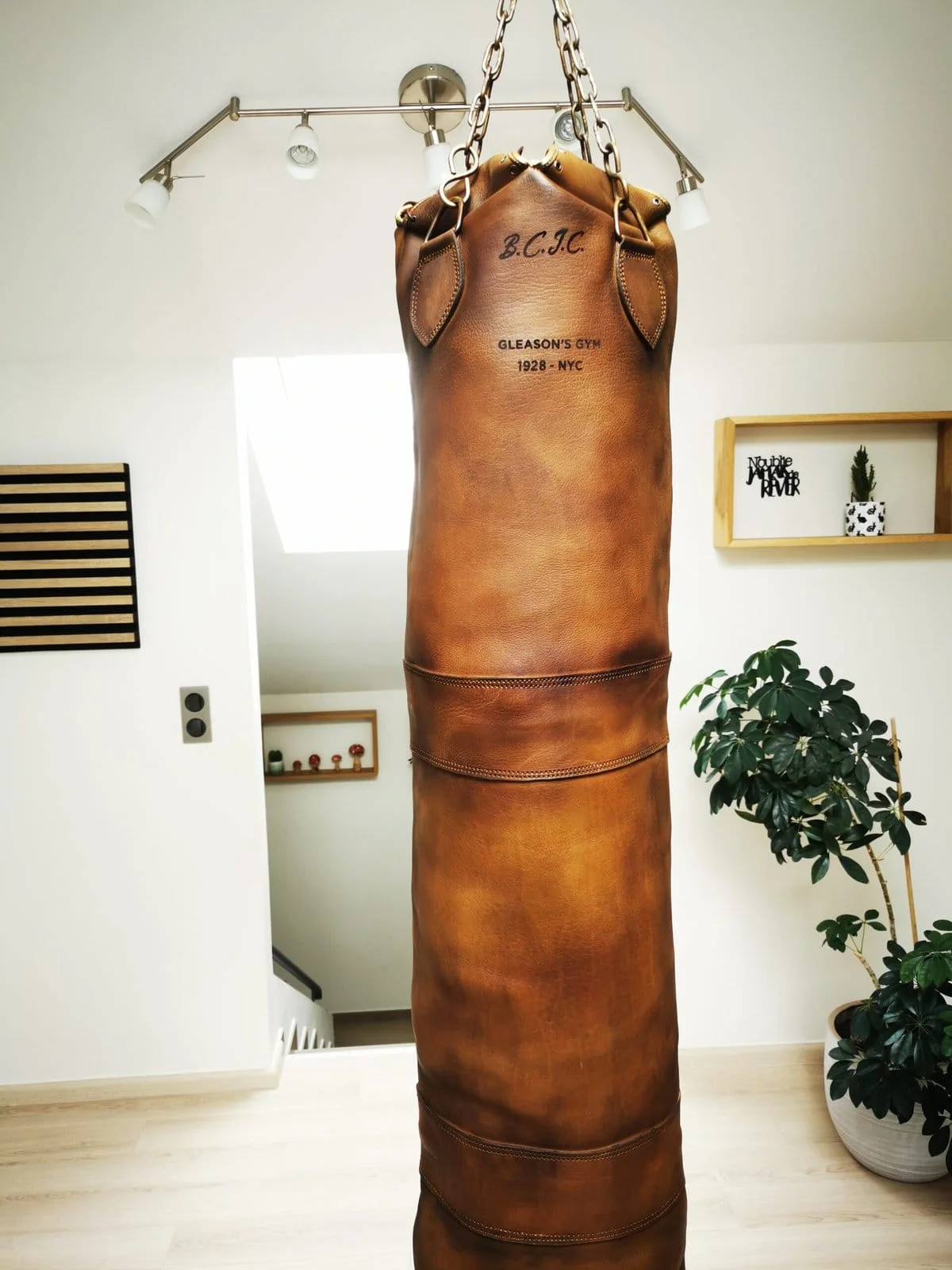 Sac de frappe cuir XXL (160cm) – Image 5